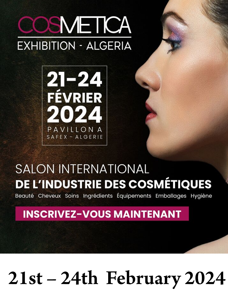 Cosmetista Aljeria 21st – 24th  February 2024